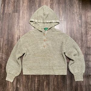 dip Knit Hooded Sweater XS/S